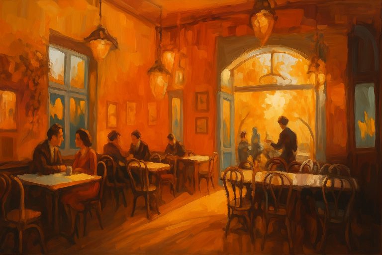 بررسی شکل‌گیری اجتماع از طریق تعاملات کافه‌ای