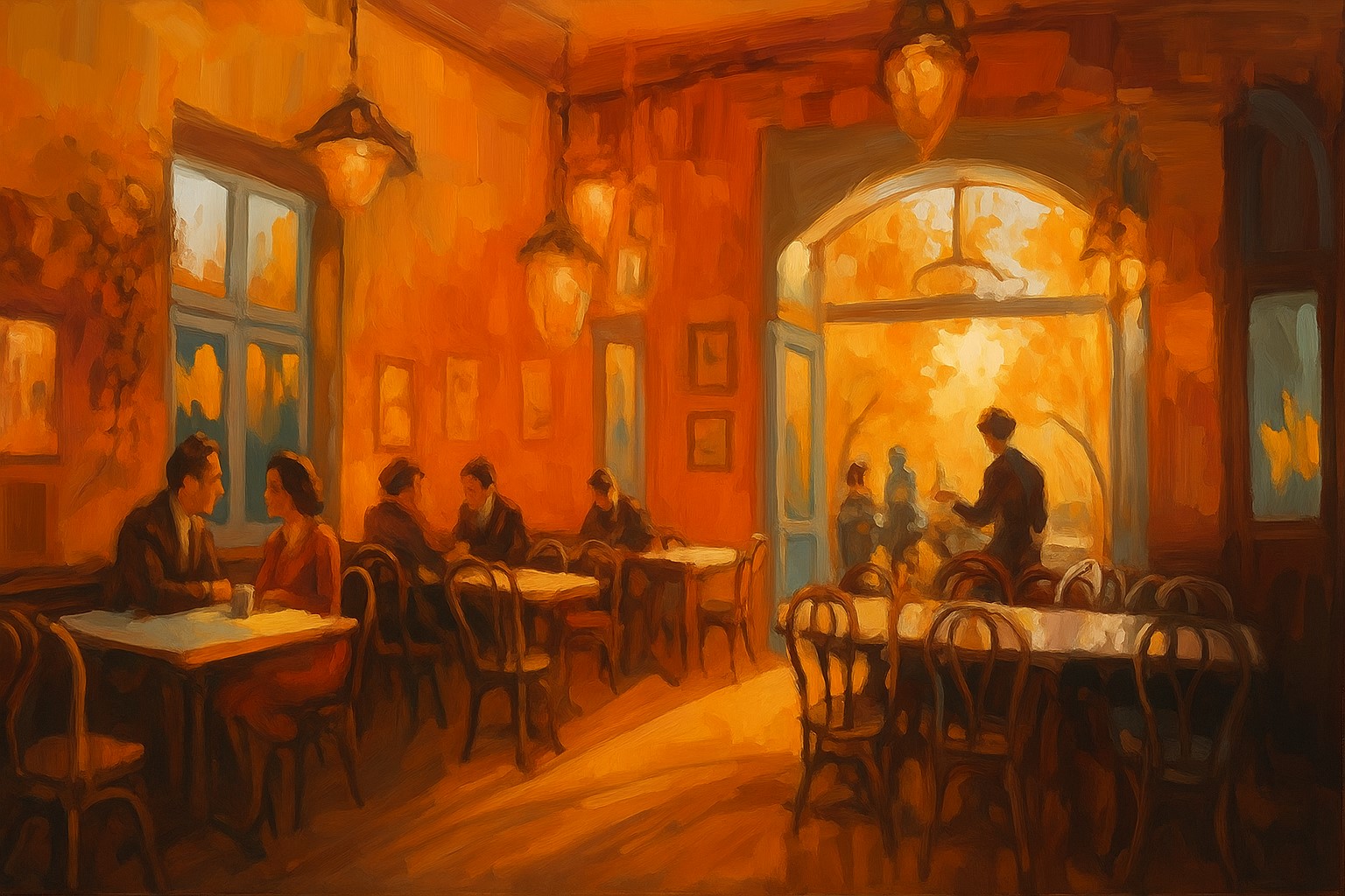 بررسی شکل‌گیری اجتماع از طریق تعاملات کافه‌ای