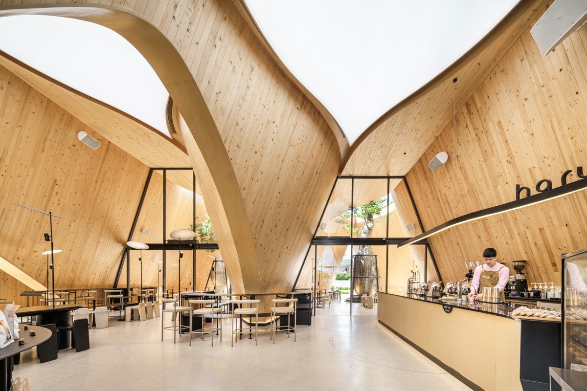 کافه هارودات، ادغامی میان معماری و طبیعت