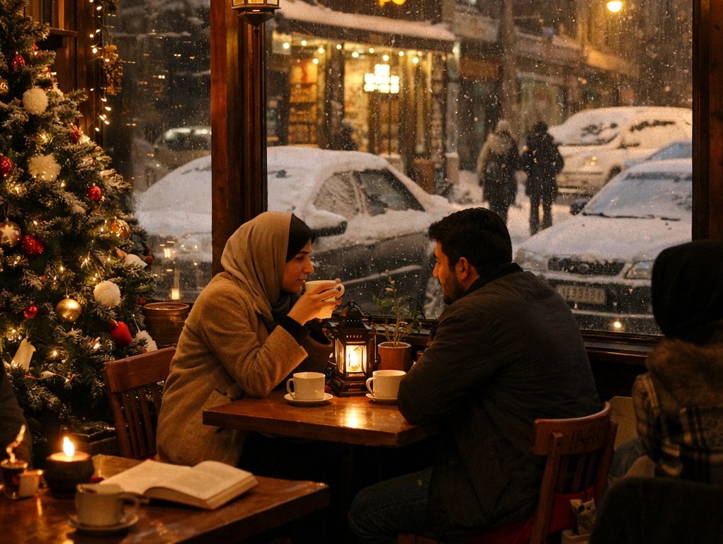 شروع زمستان و کافه‌گردی‌های شبانه