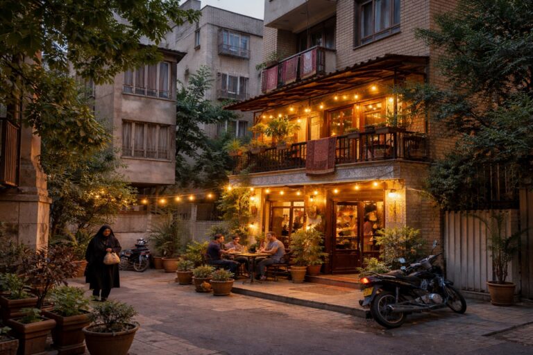 همسایگی با کافه‌ها