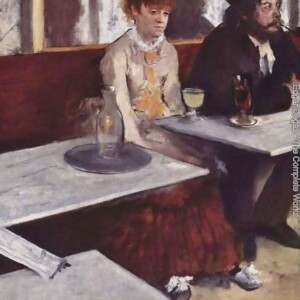 ابسینت (L'Absinthe) - ادگار دگا (۱۸۷۵-۱۸۷۶)