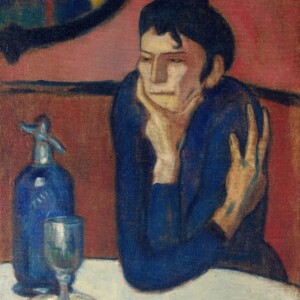 در کافه: نوشندگان (In the Café: The Drinkers) - پابلو پیکاسو (۱۹۰۲)